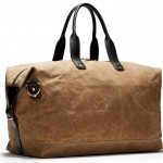 Bedford British Tan Wax Overnight Bag