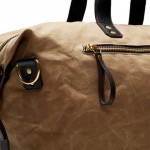 Bedford British Tan Wax Overnight Bag