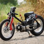 custom honda c70 minority motorcycles