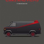 Car Poster Gmc Vandura A Team