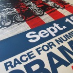 Vintage Motorsport Silkscreen Poster