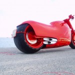 Custom Harley Davidson V Rod Big Red Lady Ueli Anliker