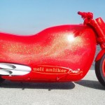 Custom Harley Davidson V Rod Big Red Lady Ueli Anliker