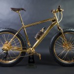 solid gold mountain bike