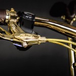 solid gold mountain bike