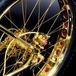 solid gold mountain bike