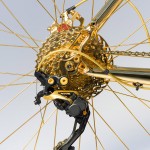 solid gold mountain bike